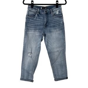 Kut From The Kloth High Rise Fab Ab Rachael Mom Jean Distressed Medium Wash Sz 6